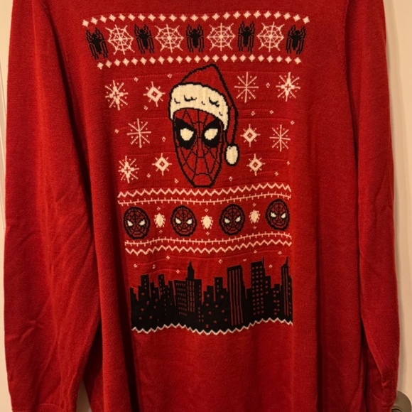 Torrid x Marvel Spider-Man Christmas Skyline Sweater 🎄🕷️ - Picture 7 of 7